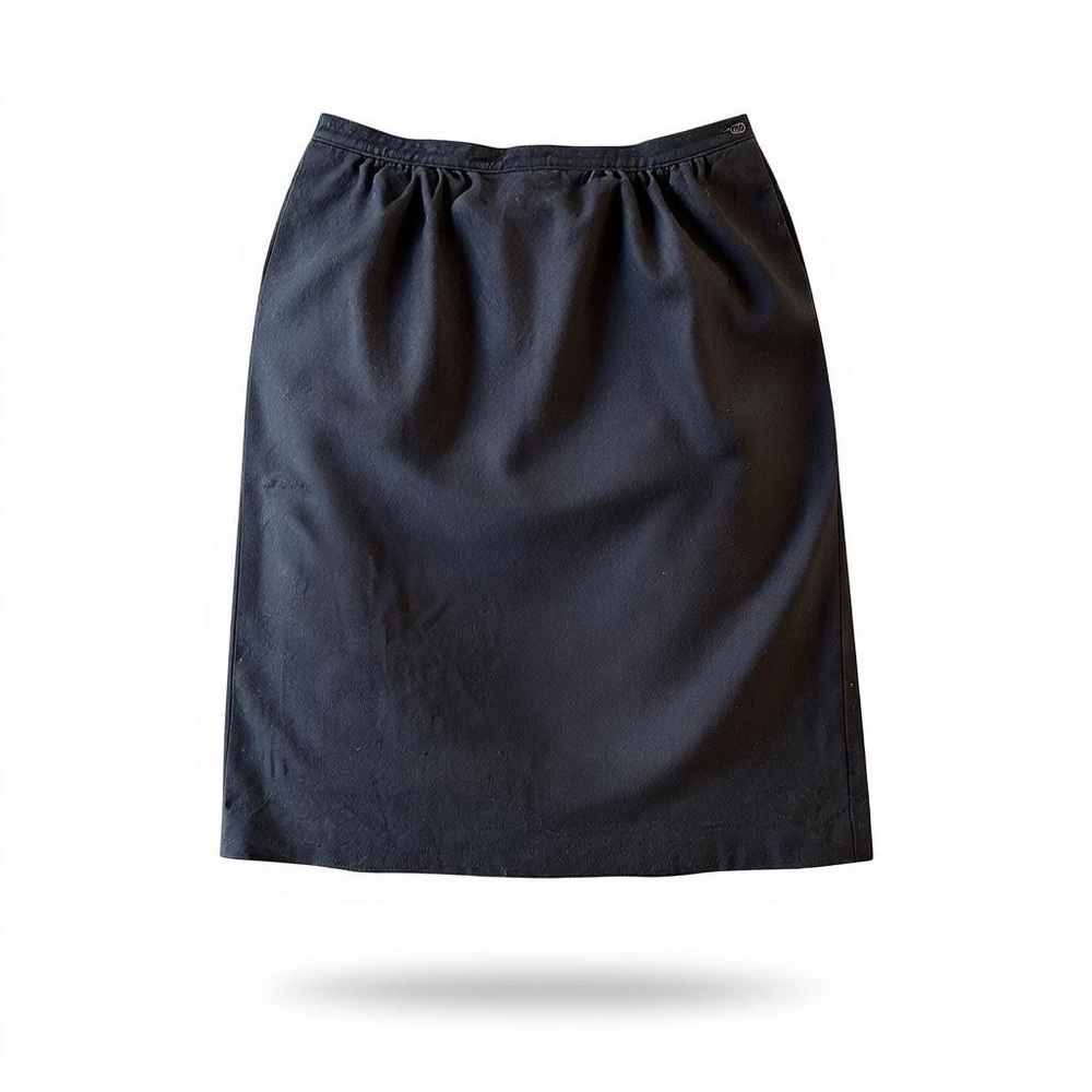 Pendleton Black Wool Women's Woolen Mills Skirt
